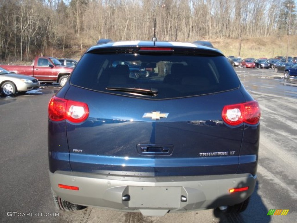 2012 Traverse LT AWD - Dark Blue Metallic / Ebony photo #7