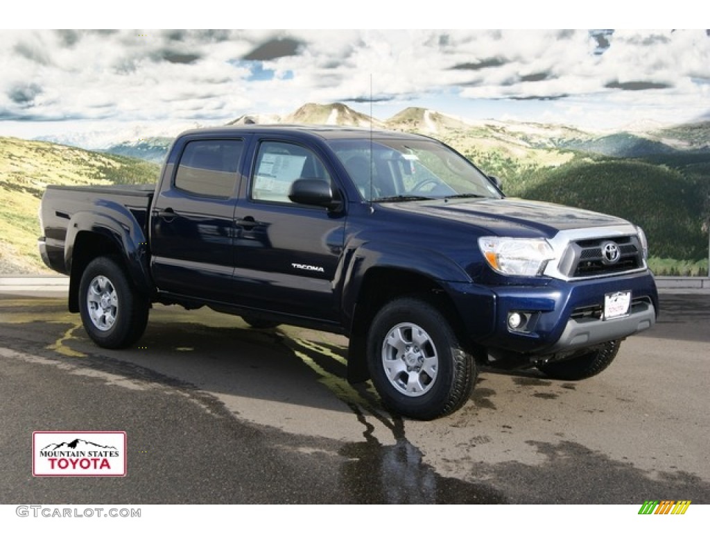 2012 Tacoma V6 SR5 Double Cab 4x4 - Nautical Blue Metallic / Graphite photo #1