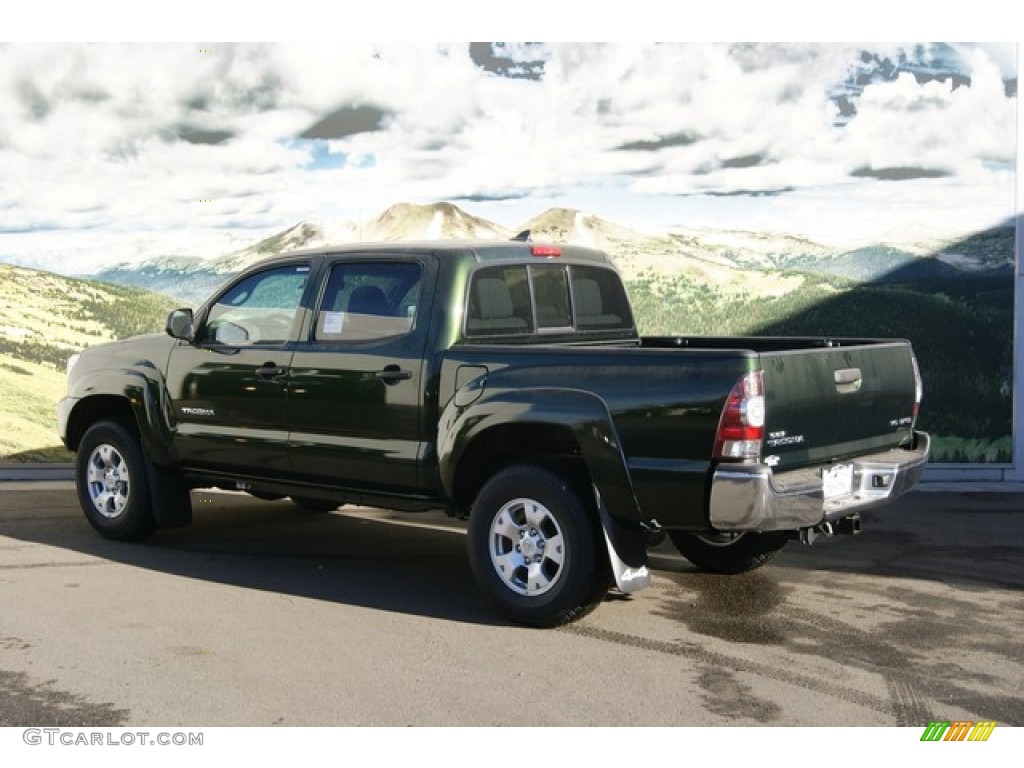 2012 Tacoma V6 SR5 Double Cab 4x4 - Spruce Green Mica / Graphite photo #3