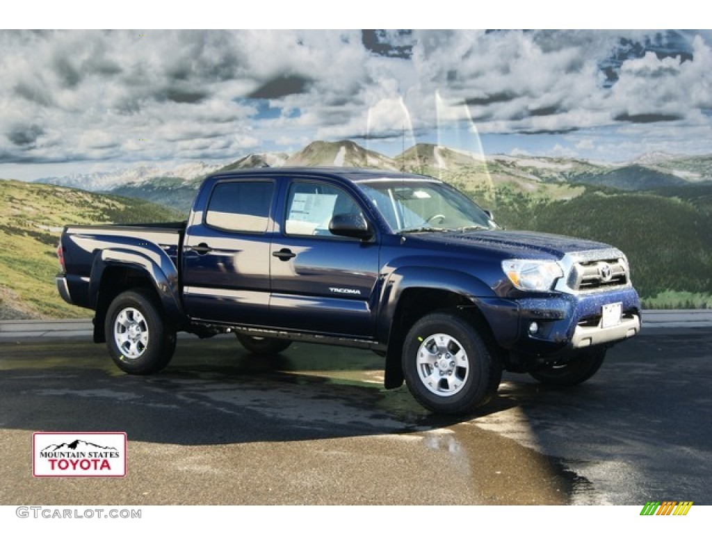 2012 Tacoma V6 Double Cab 4x4 - Nautical Blue Metallic / Graphite photo #1