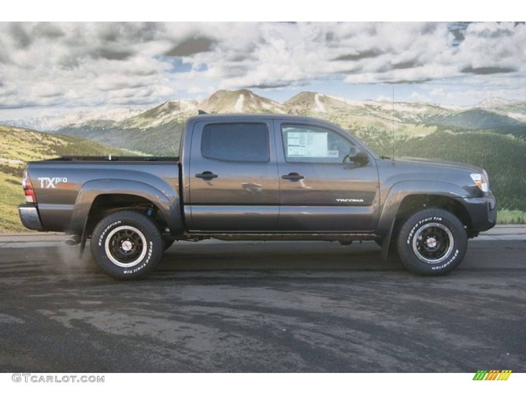Magnetic Gray Mica 2012 Toyota Tacoma TX Pro Double Cab 4x4 Exterior Photo #59216648