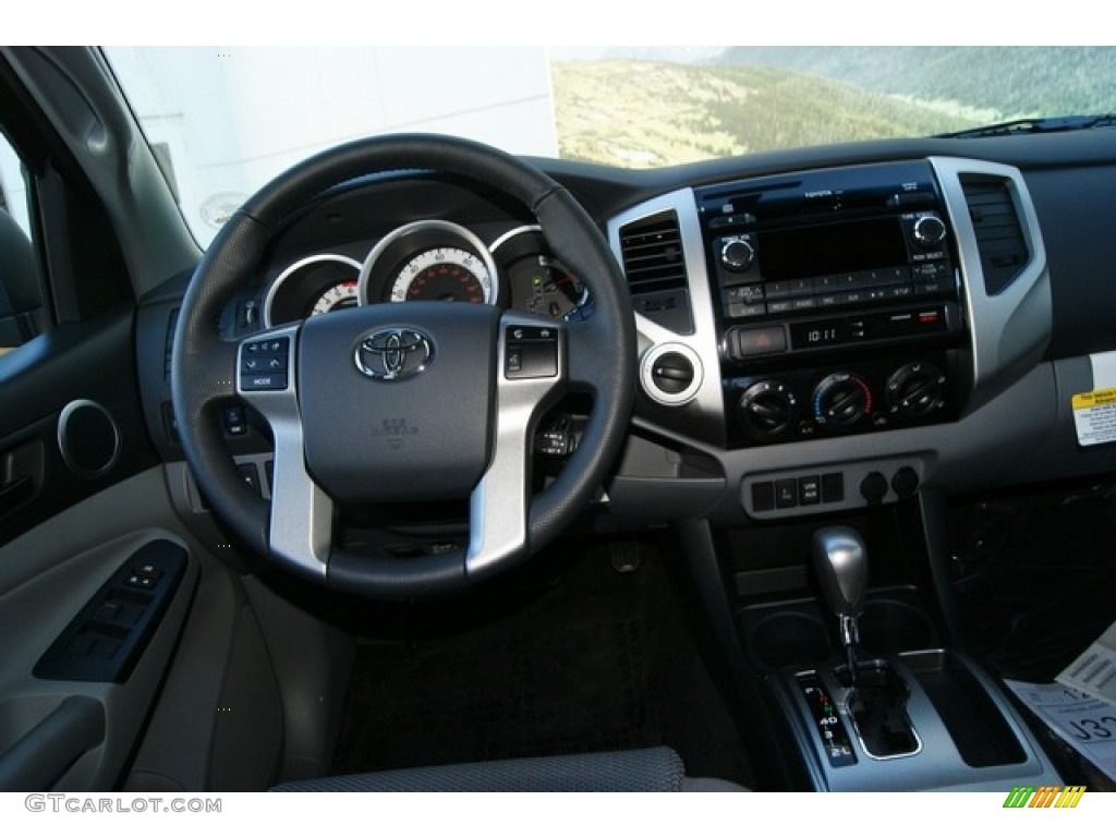 2012 Tacoma TX Pro Double Cab 4x4 - Magnetic Gray Mica / Graphite photo #10