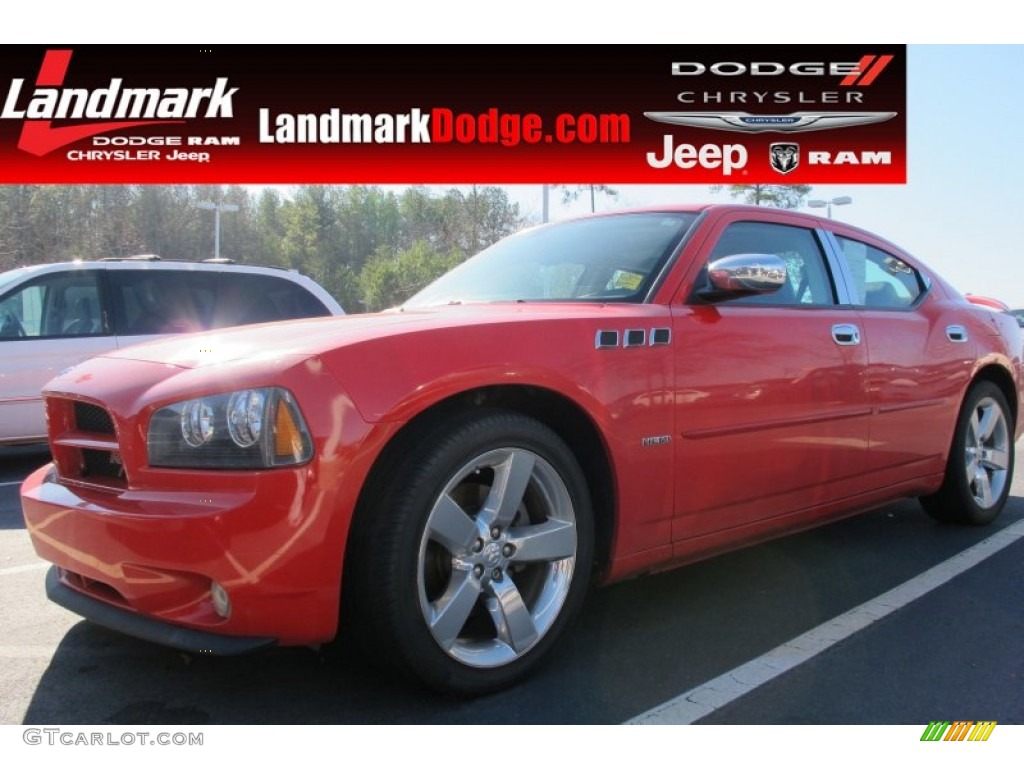 2009 Charger R/T - TorRed / Dark Slate Gray photo #1