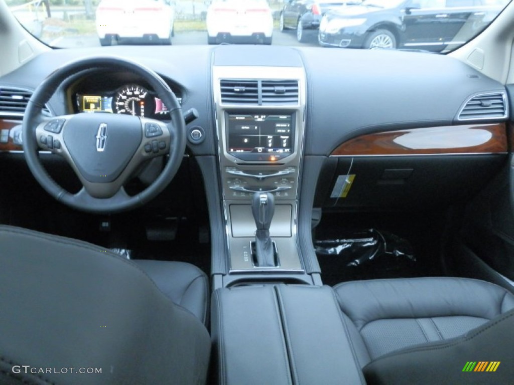 2012 Lincoln MKX AWD Charcoal Black Dashboard Photo #59219124