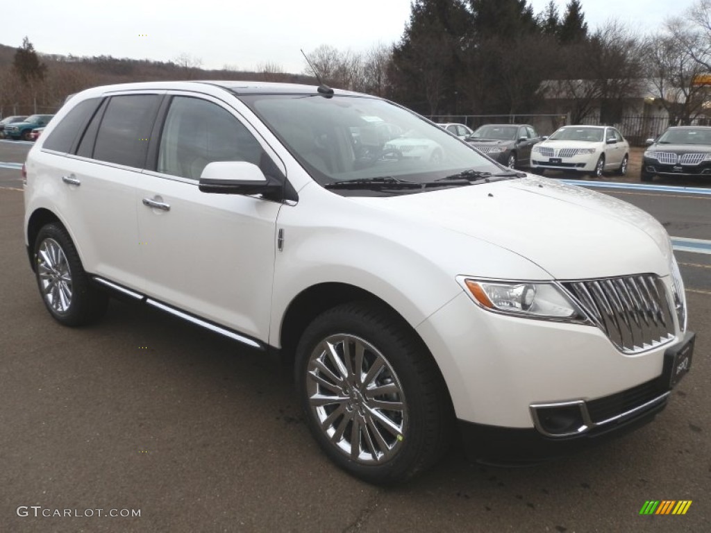 White Platinum Metallic Tri-Coat 2012 Lincoln MKX AWD Exterior Photo #59219199