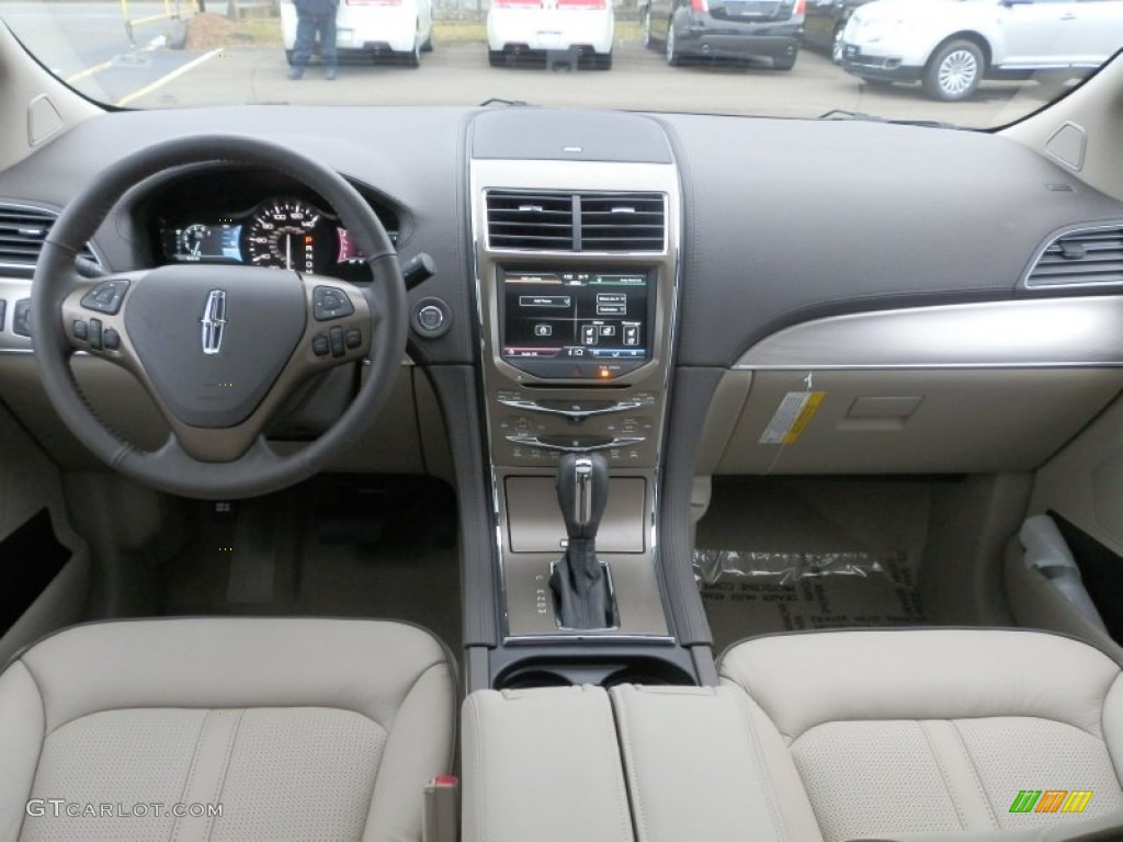 2012 Lincoln MKX AWD Medium Light Stone Dashboard Photo #59219262