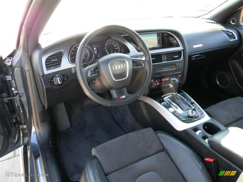 Black Interior 2010 Audi A5 2.0T quattro Cabriolet Photo #59219895
