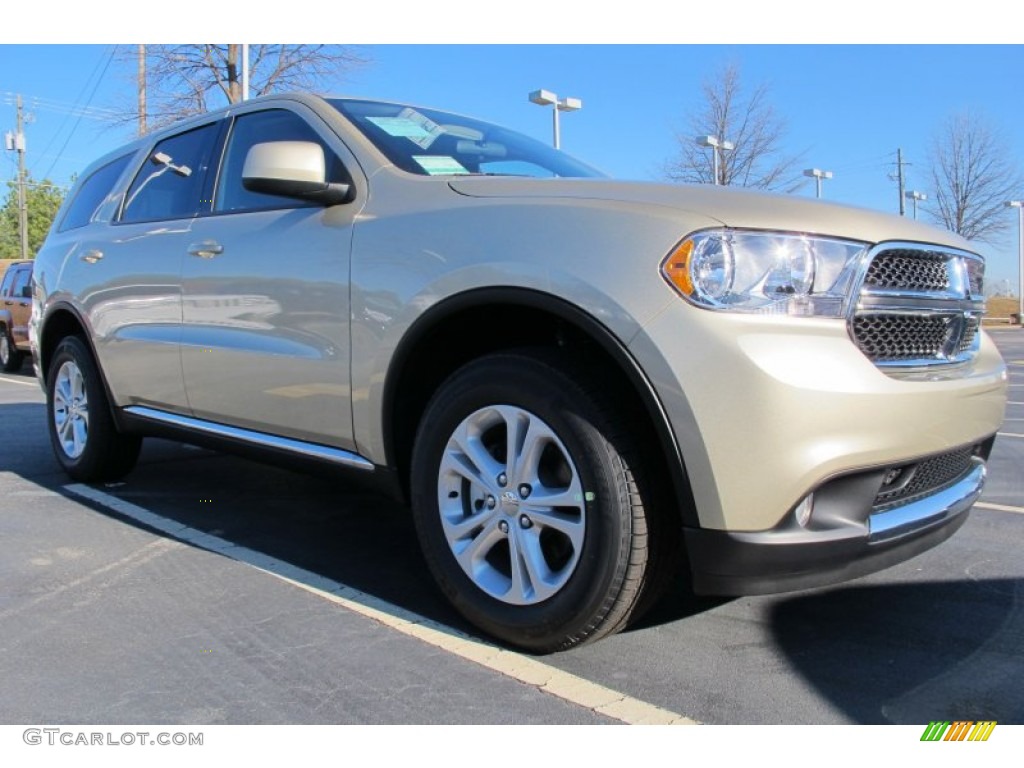 White Gold 2012 Dodge Durango SXT Exterior Photo #59219995