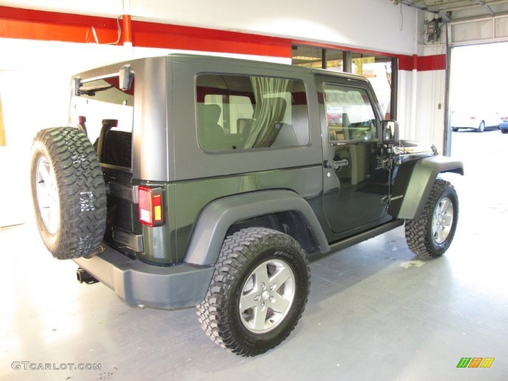 2010 Wrangler Rubicon 4x4 - Natural Green Pearl / Dark Slate Gray/Medium Slate Gray photo #4