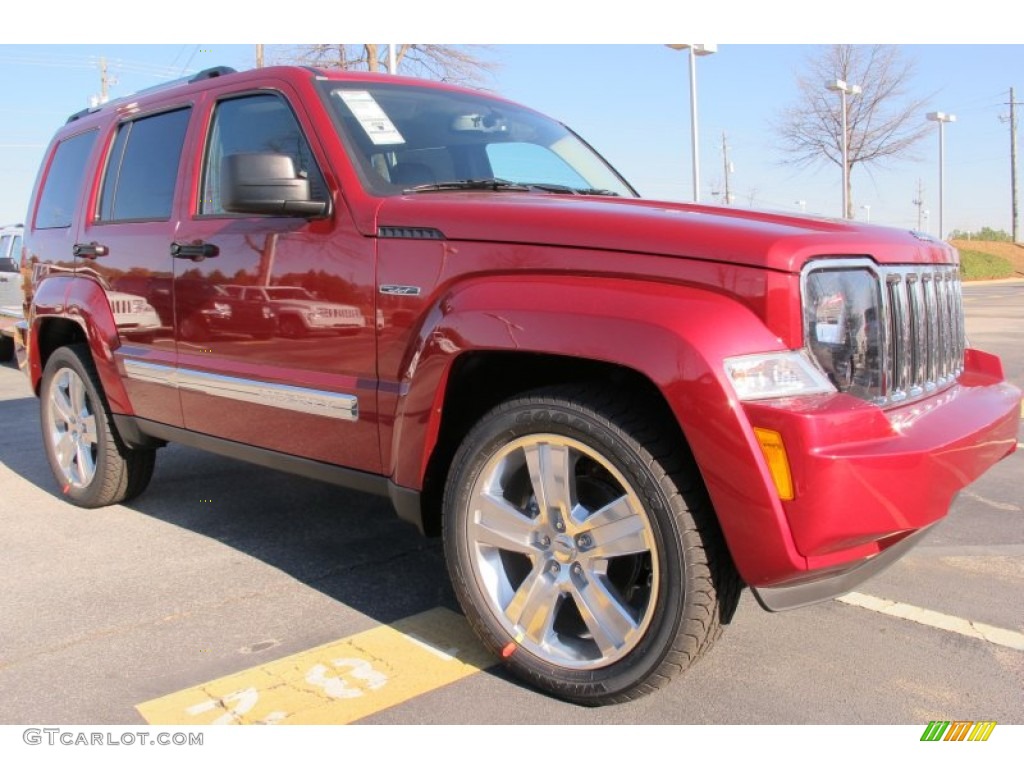 Deep Cherry Red Crystal Pearl 2012 Jeep Liberty Jet Exterior Photo #59220837