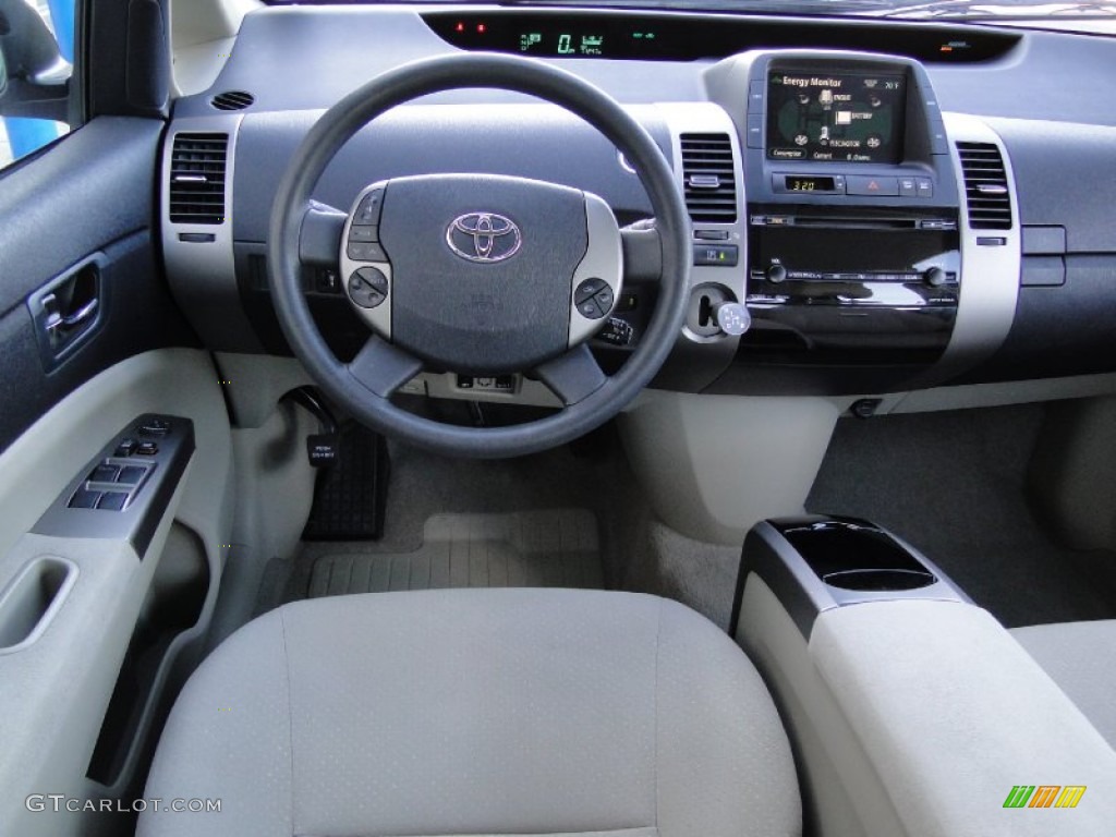 2008 Toyota Prius Hybrid Bisque Dashboard Photo #59221032