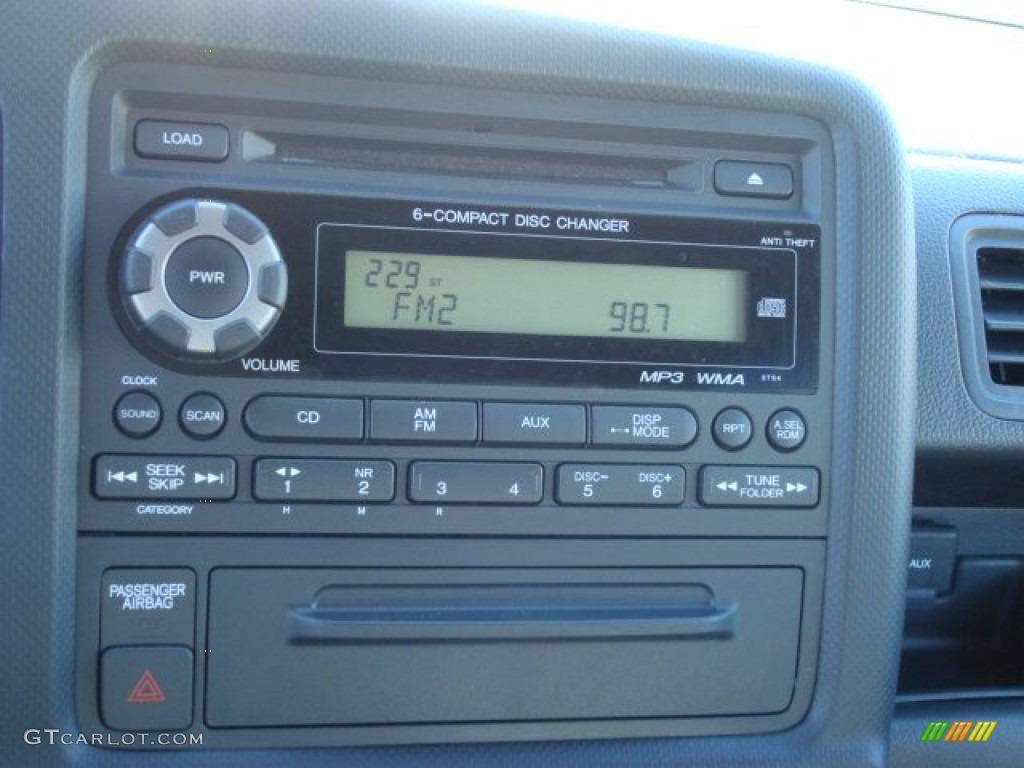2011 Honda Ridgeline RTS Audio System Photos