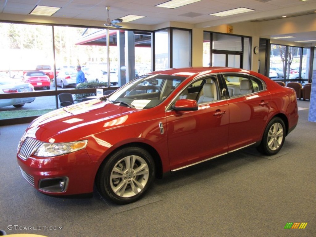 2009 MKS Sedan - Sangria Red Metallic / Cashmere photo #1