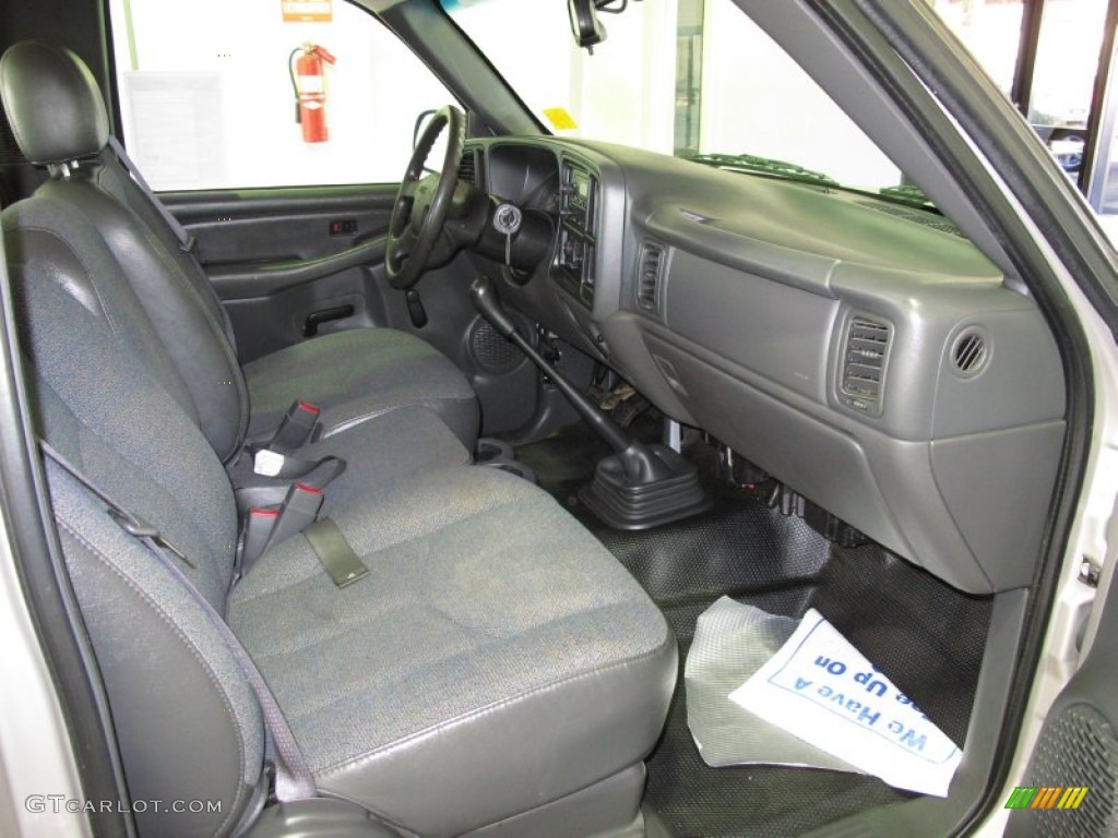 2006 Sierra 1500 SL Regular Cab - Silver Birch Metallic / Dark Pewter photo #8