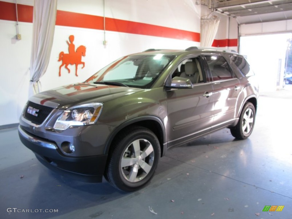 2012 Acadia SLT - Medium Brown Metallic / Cashmere photo #1