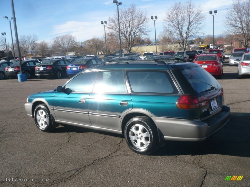 1999 Legacy Outback Wagon - Spruce Green Pearl / Gray photo #4