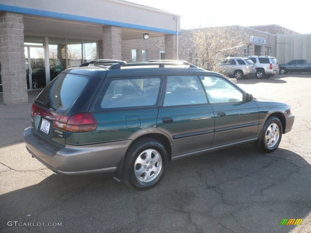 1999 Legacy Outback Wagon - Spruce Green Pearl / Gray photo #6