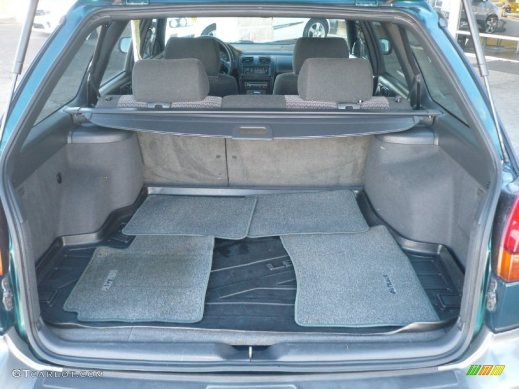 1999 Legacy Outback Wagon - Spruce Green Pearl / Gray photo #11