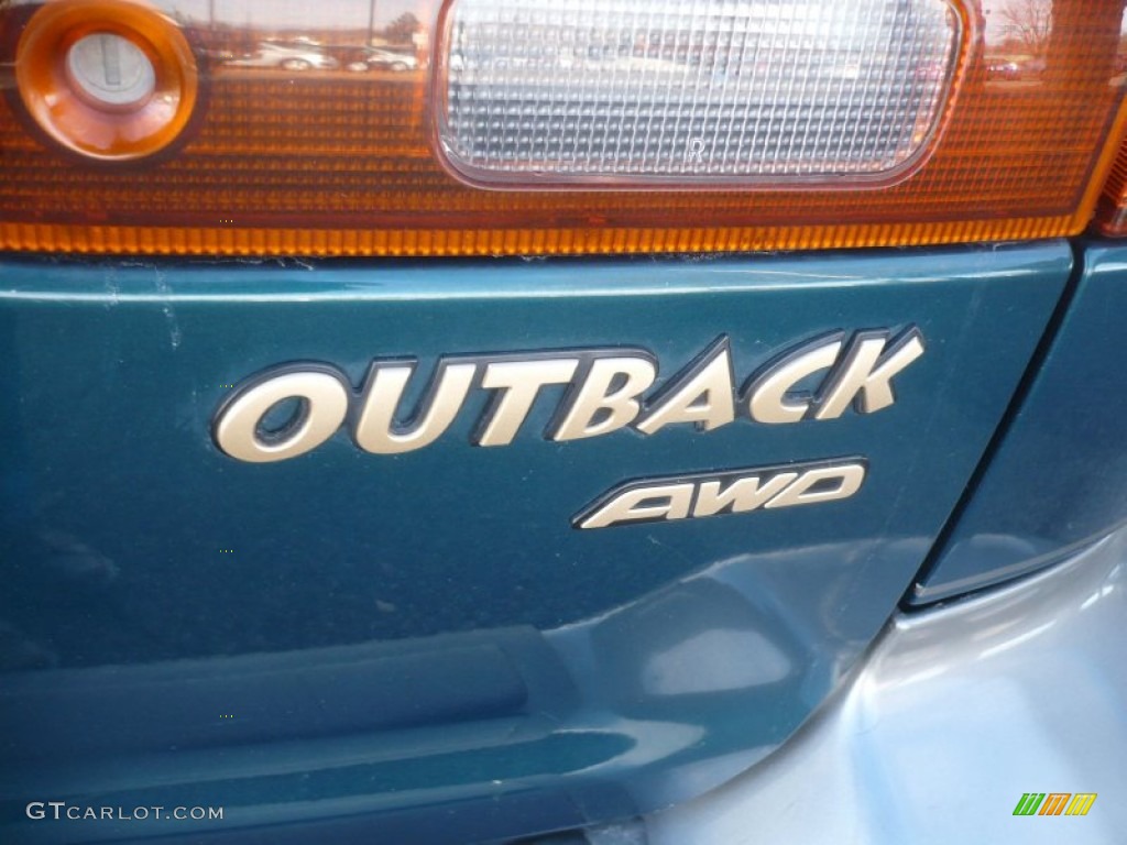 1999 Legacy Outback Wagon - Spruce Green Pearl / Gray photo #13