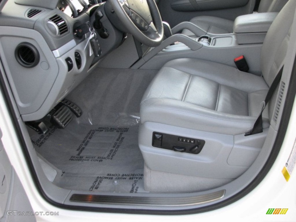 Stone/Steel Grey Interior 2008 Porsche Cayenne S Photo #59226666