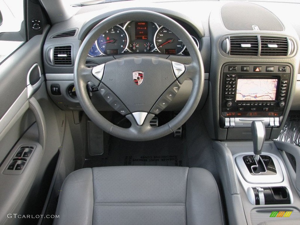 2008 Porsche Cayenne S Stone/Steel Grey Dashboard Photo #59226693
