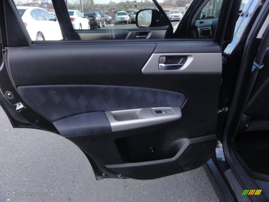 2009 Subaru Forester 2.5 X Limited Black Door Panel Photo #59227536