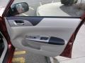Ivory 2009 Subaru Impreza 2.5i Sedan Door Panel