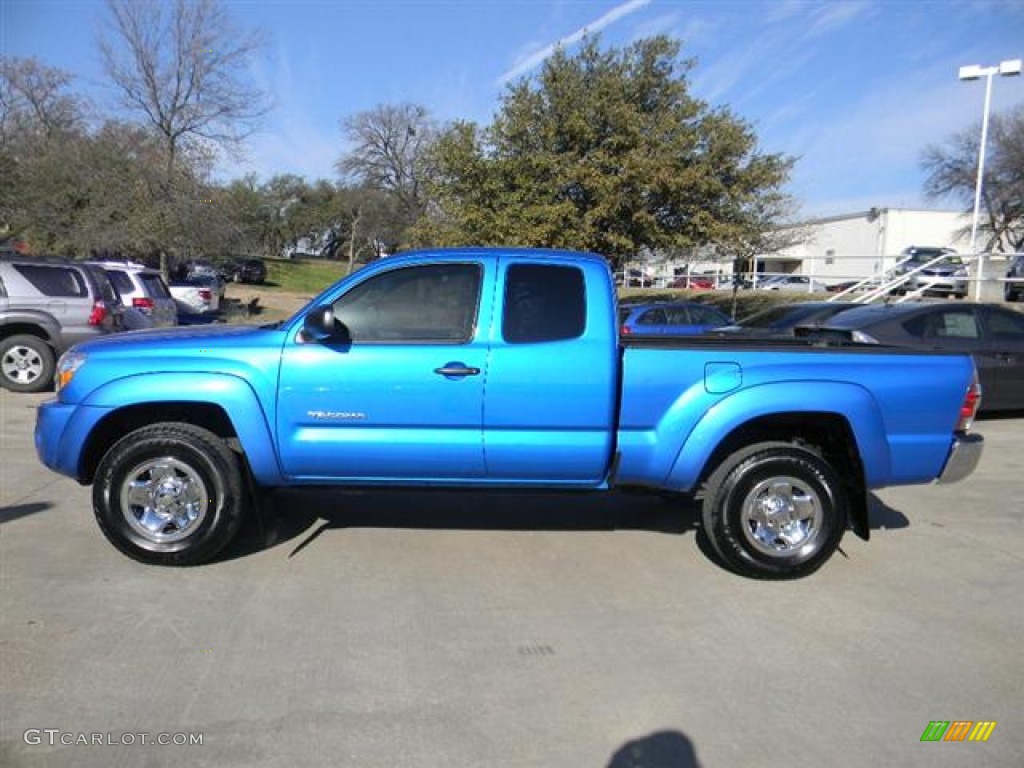 Speedway Blue 2010 Toyota Tacoma PreRunner Access Cab Exterior Photo #59230236
