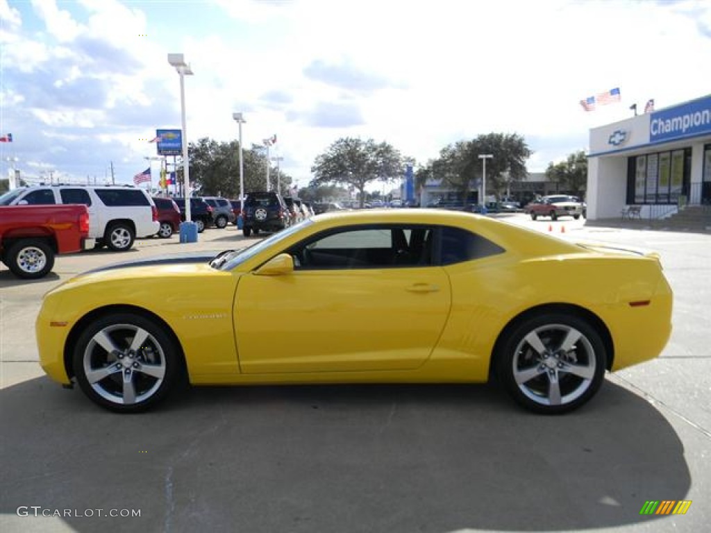 2010 Camaro LT/RS Coupe - Rally Yellow / Black photo #9