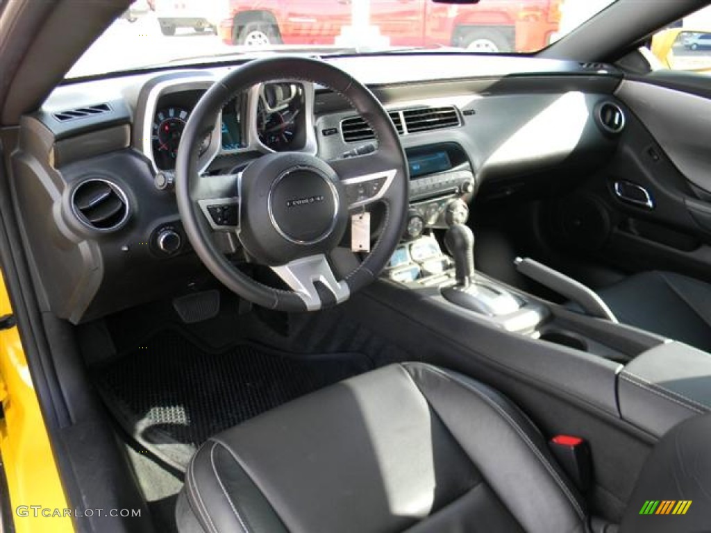 Black Interior 2010 Chevrolet Camaro LT/RS Coupe Photo #59230609