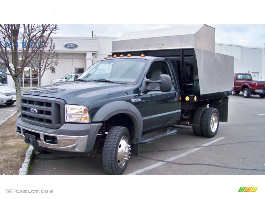 Dark Green Satin Metallic Ford F550 Super Duty