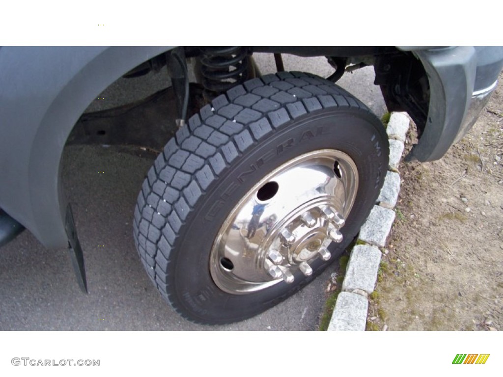 2005 Ford F550 Super Duty XL Regular Cab 4x4 Chassis Dump Truck Wheel Photo #59231016