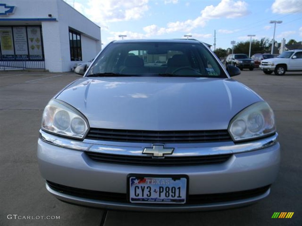 2005 Malibu LS V6 Sedan - Galaxy Silver Metallic / Gray photo #2