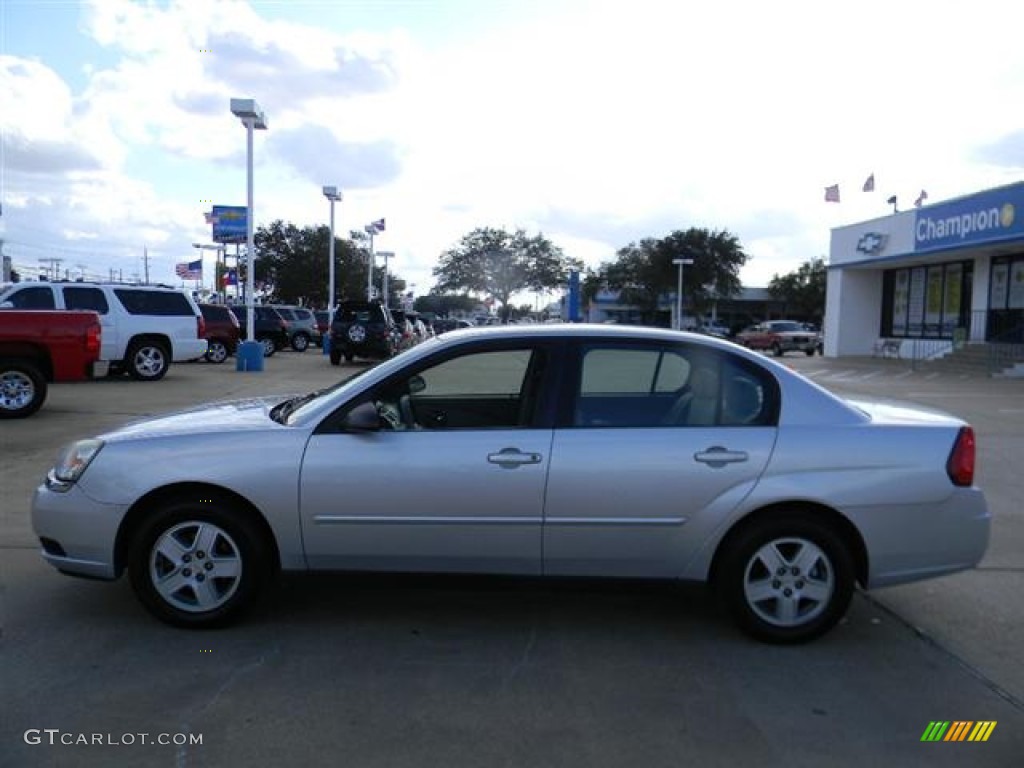 2005 Malibu LS V6 Sedan - Galaxy Silver Metallic / Gray photo #8