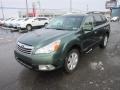 2012 Cypress Green Pearl Subaru Outback 2.5i Premium  photo #3