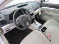 Warm Ivory 2012 Subaru Legacy 2.5i Interior Color