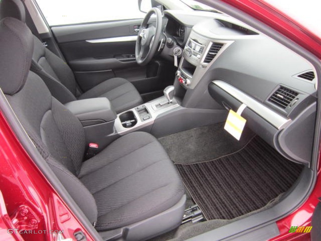 Off Black Interior 2012 Subaru Legacy 2.5i Photo #59232357
