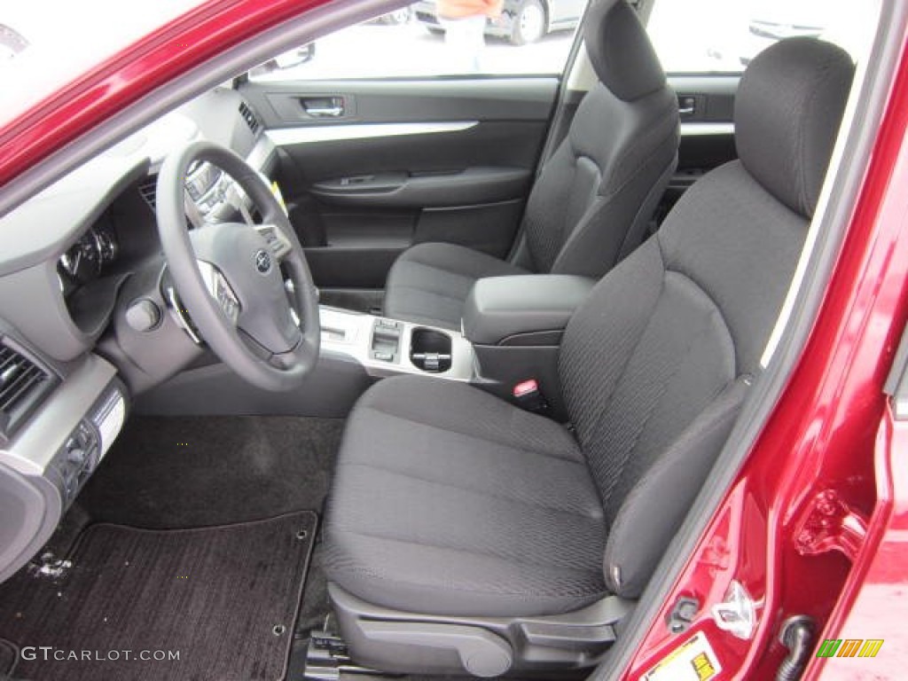 Off Black Interior 2012 Subaru Legacy 2.5i Photo #59232399