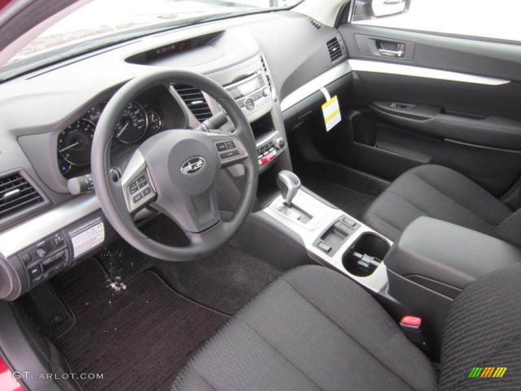 Off Black Interior 2012 Subaru Legacy 2.5i Photo #59232407