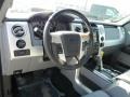 Platinum Steel Gray/Black Leather Dashboard Photo for 2012 Ford F150 #59232612
