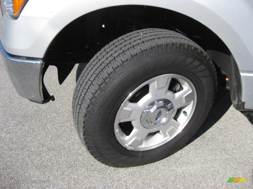 2010 F150 XLT SuperCab - Ingot Silver Metallic / Medium Stone photo #10