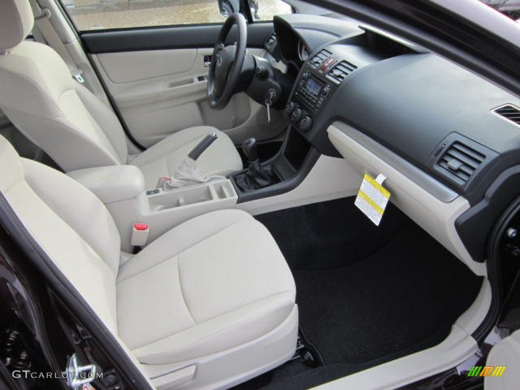 Ivory Interior 2012 Subaru Impreza 2.0i Premium 4 Door Photo #59233092
