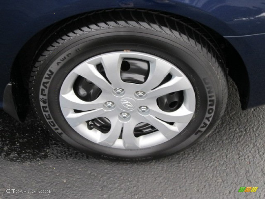 2009 Elantra GLS Sedan - Regatta Blue / Gray photo #3