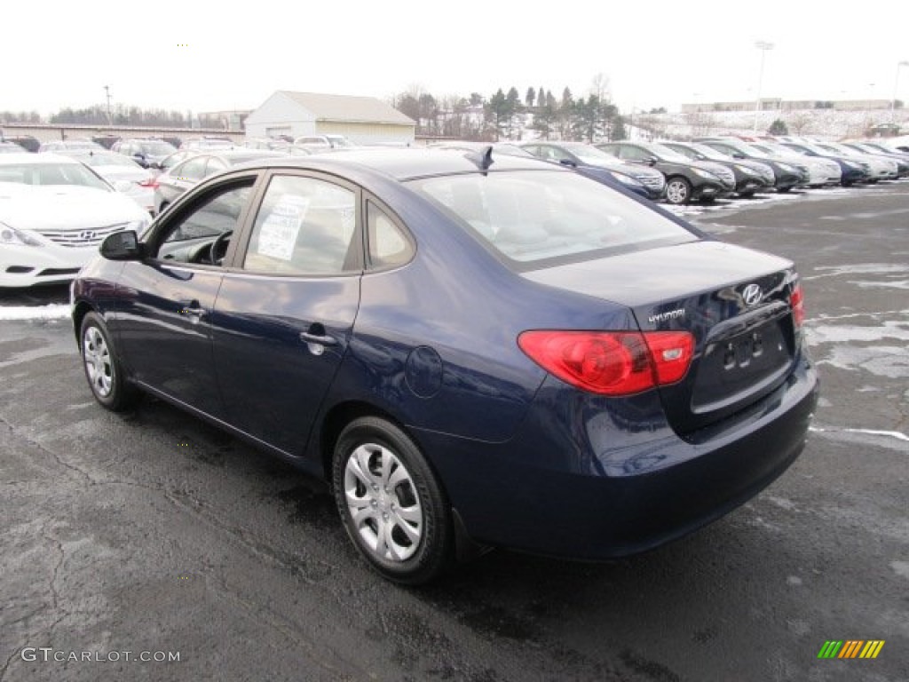 2009 Elantra GLS Sedan - Regatta Blue / Gray photo #8