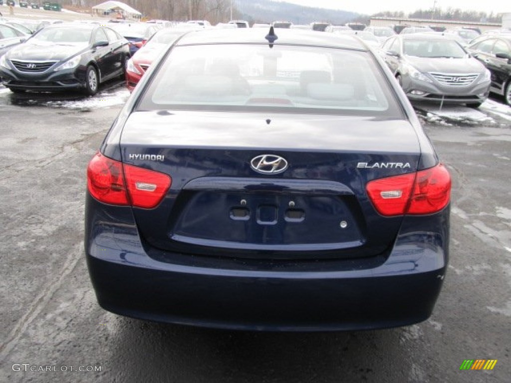 2009 Elantra GLS Sedan - Regatta Blue / Gray photo #9