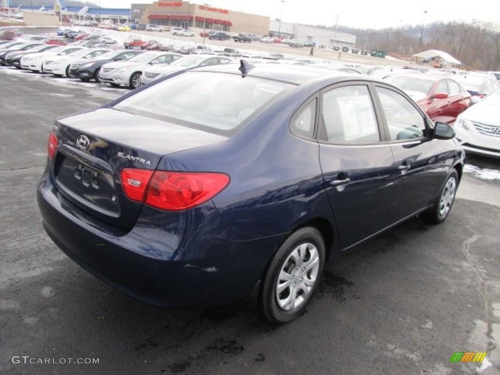 2009 Elantra GLS Sedan - Regatta Blue / Gray photo #10
