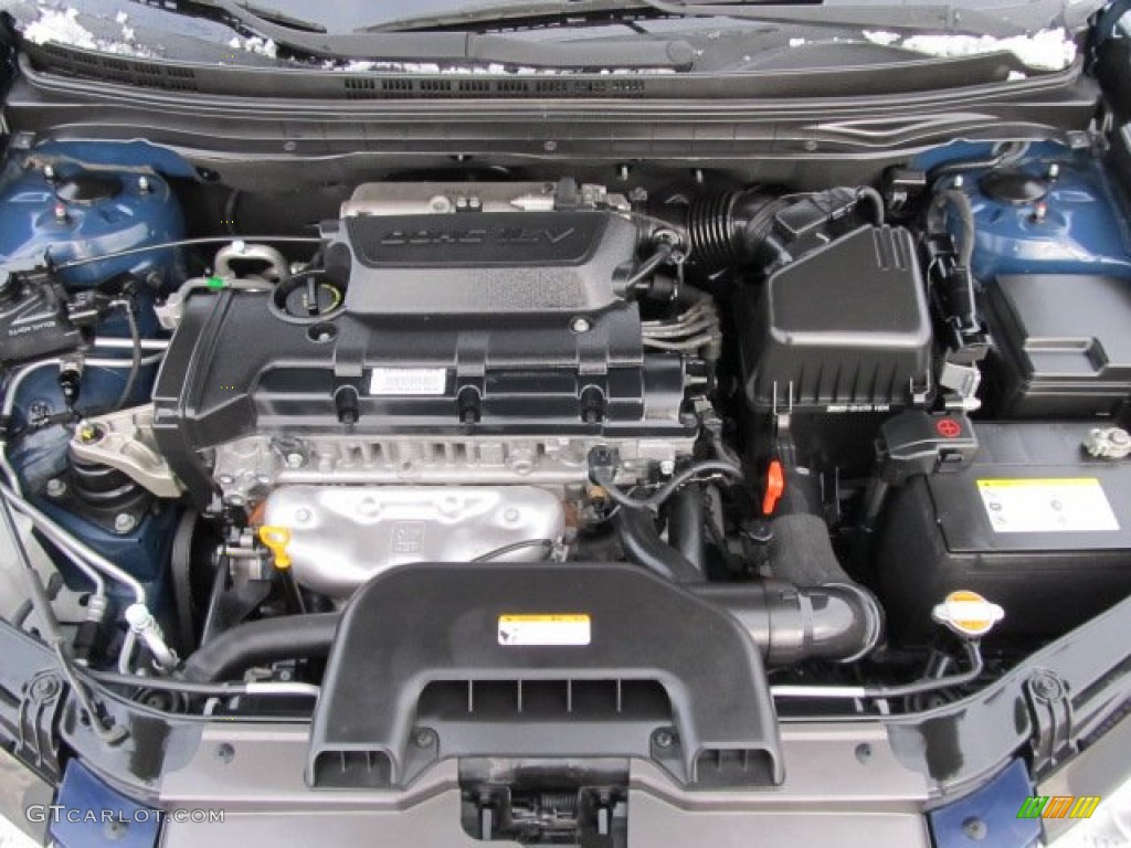 2009 Elantra GLS Sedan - Regatta Blue / Gray photo #11