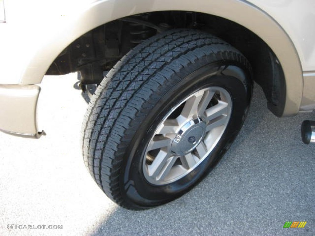 2006 F150 Lariat SuperCrew 4x4 - Smokestone Metallic / Black photo #10