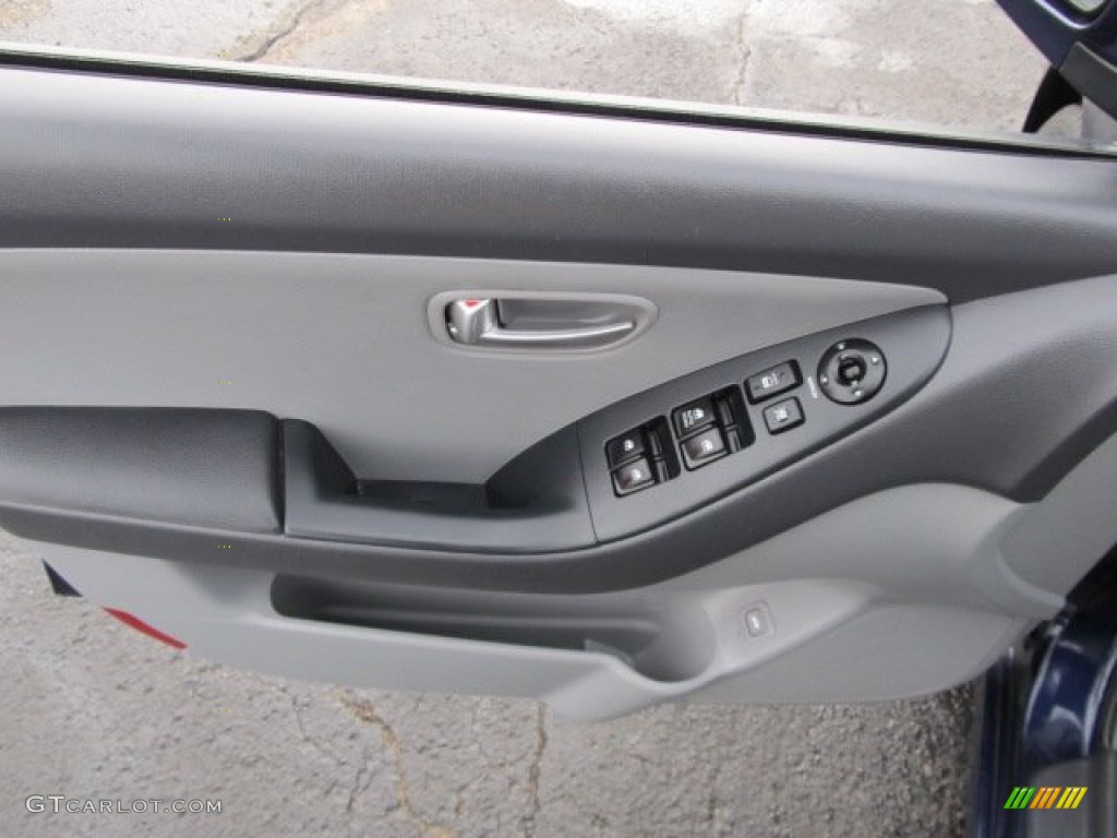 2009 Elantra GLS Sedan - Regatta Blue / Gray photo #14