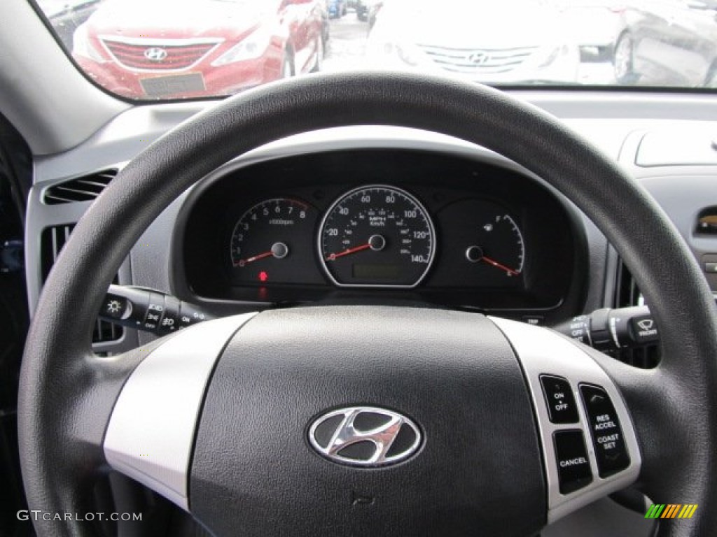 2009 Elantra GLS Sedan - Regatta Blue / Gray photo #17